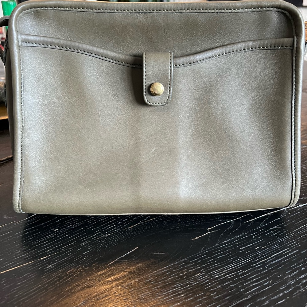 Elegant Olive Green Shoulder Bag